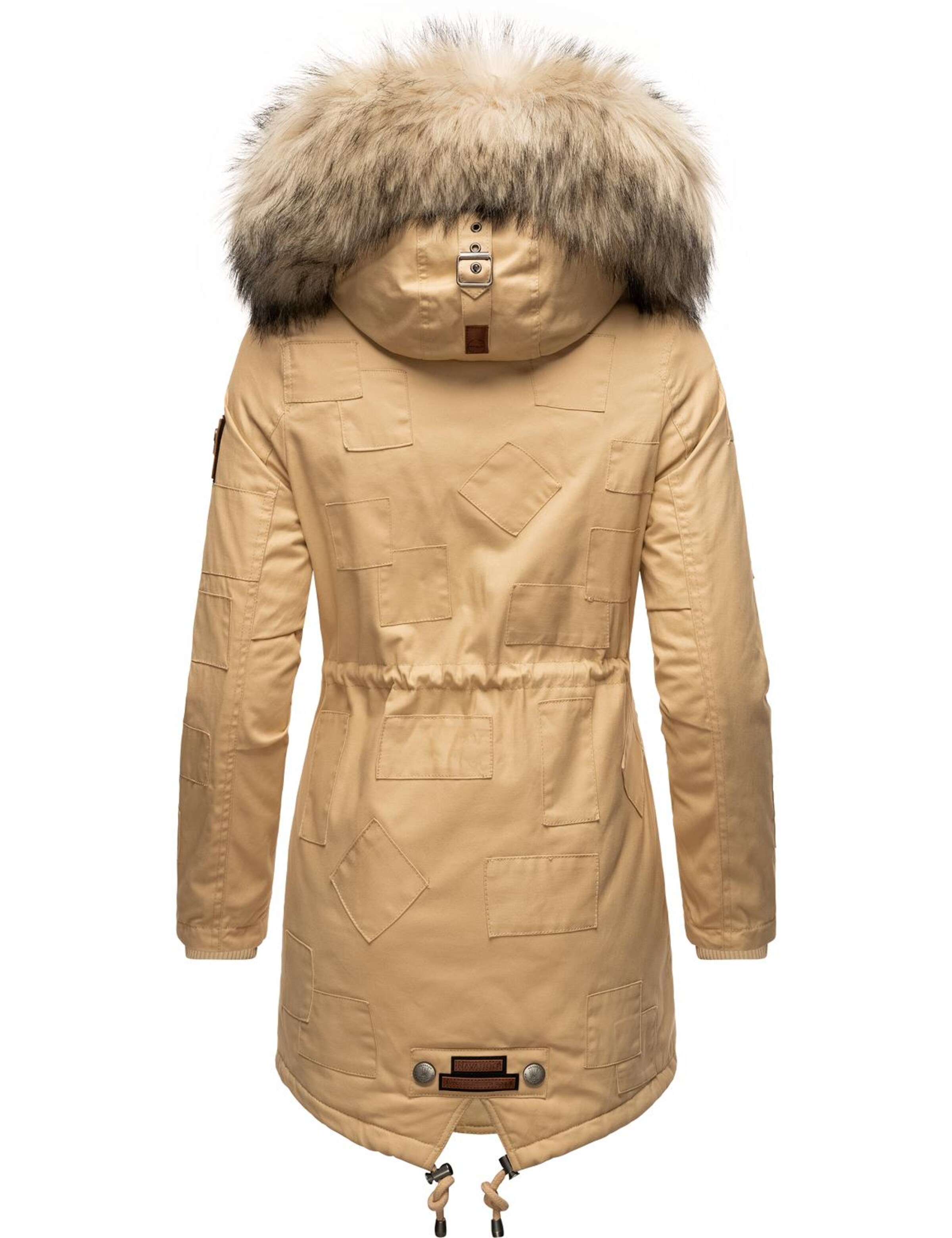 NAVAHOO Parka zimowa 'Honigfee' w kolorze beżowy