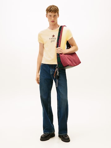 Tommy Jeans Koszulka w kolorze beżowy