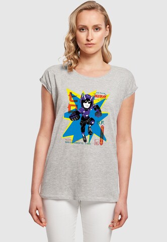 T-shirt 'Big Hero 6 - Hiro Manga' ABSOLUTE CULT en gris : devant