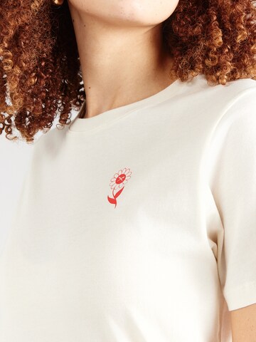 Iriedaily T-Shirt 'Stay Daisy' in Weiß