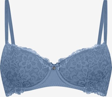 Hunkemöller T-shirt Bra ' Marine' in Blue: front