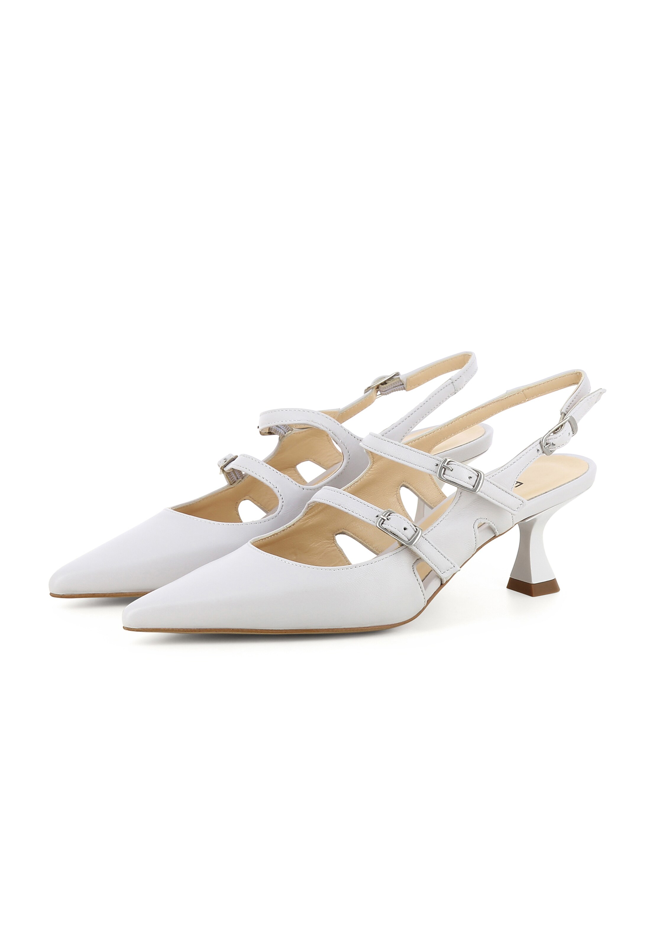 Escarpins à bride arrière 'PERLA' EVITA en gris