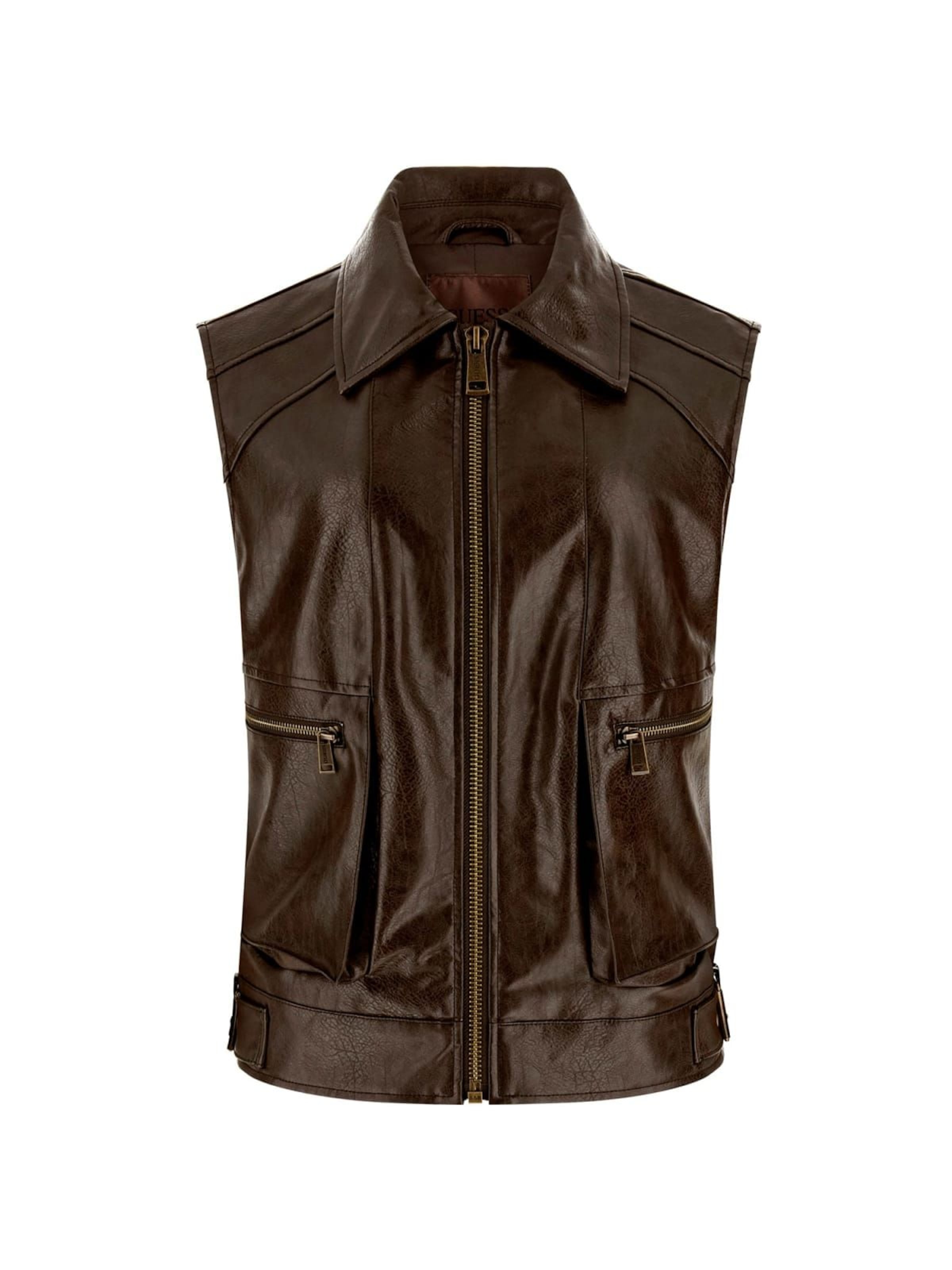GUESS Vest in Brown