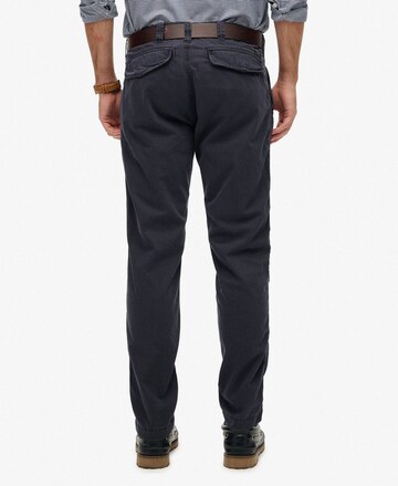 Regular Pantalon chino 'Utility' Superdry en bleu