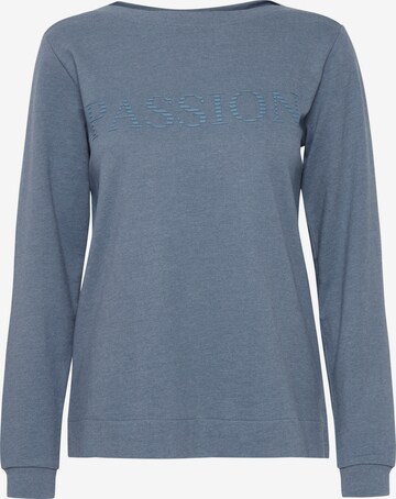 Fransa Sweatshirt in Blauw: voorkant