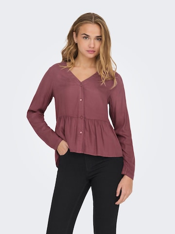 ONLY - Blusa 'SULLI' em rosa: frente