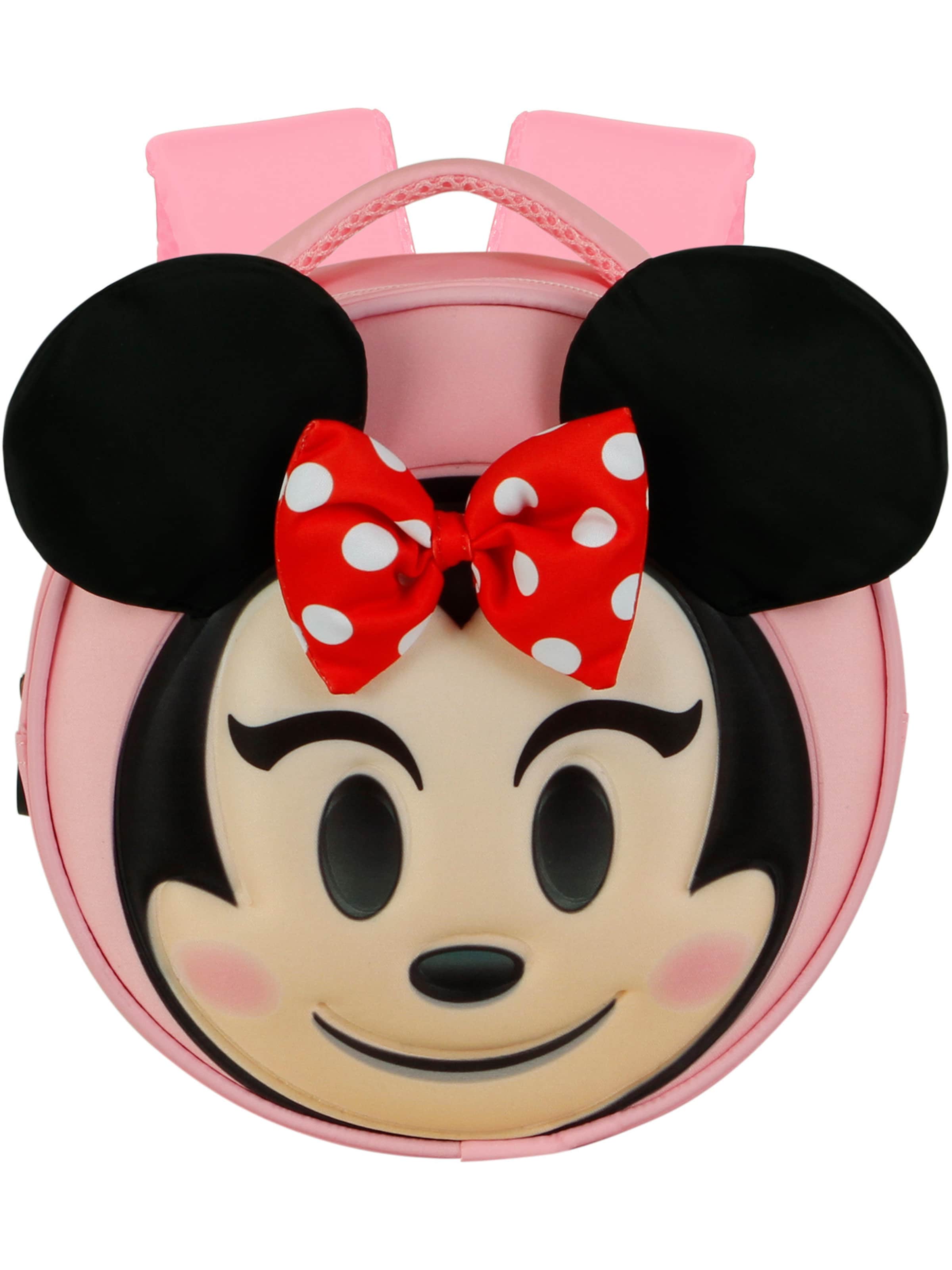 Sac à dos 'Minnie Mouse Send-Emoji' DISNEY en rose : devant