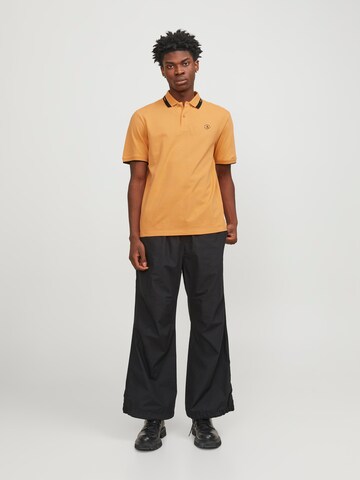 JACK & JONES Poloshirt 'Hass' in Orange