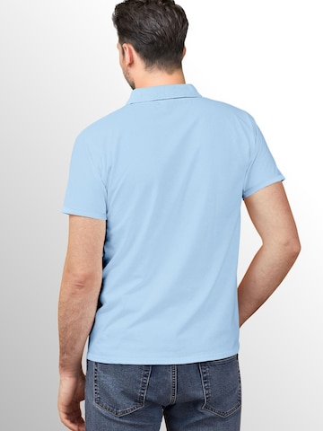 Neverless Shirt 'Dackel Polygon' in Blau