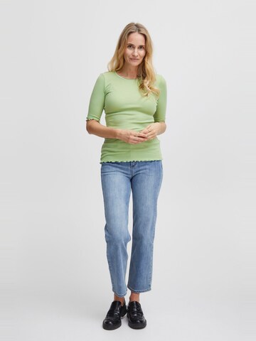 Fransa - Camisa 'HIZAMOND' em verde