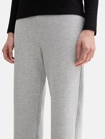 TOM TAILOR DENIM Wide leg Trousers in Grey