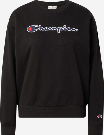 Champion Authentic Athletic Apparel Sweatshirt in Schwarz: predná strana