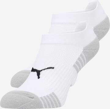 Chaussettes de sport PUMA en blanc : devant