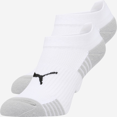 PUMA Sportsocken in grau / schwarz / weiß, Produktansicht