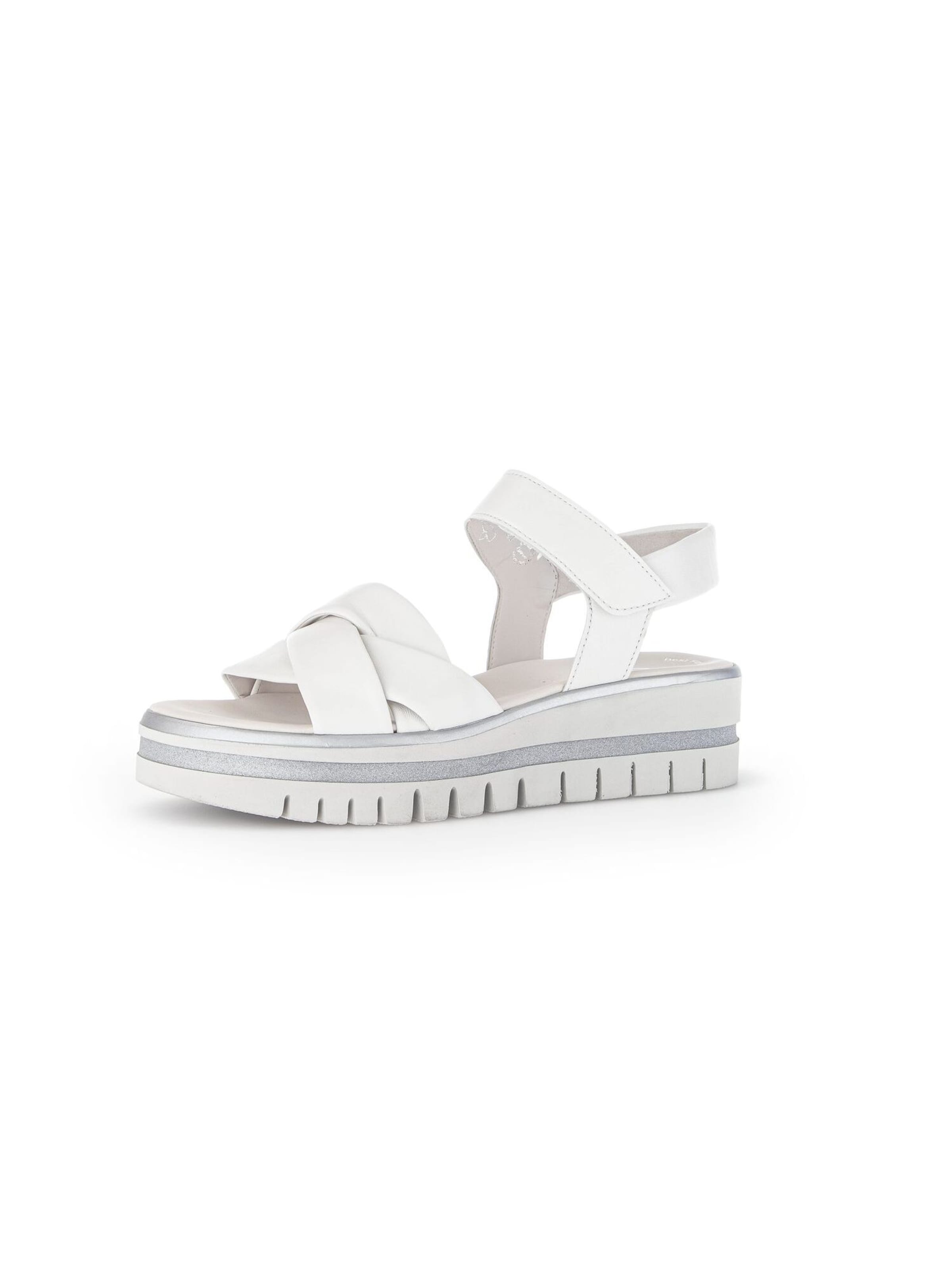 GABOR Sandals in White: front