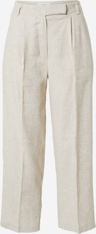 Daahls by Emma Roberts exclusively for ABOUT YOU Loose fit Pleated Pants 'Isabell' in Beige: front