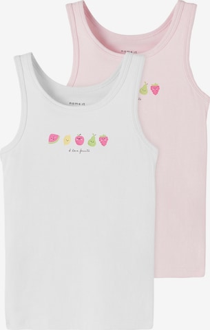 NAME IT - Camiseta térmica en rosa: frente