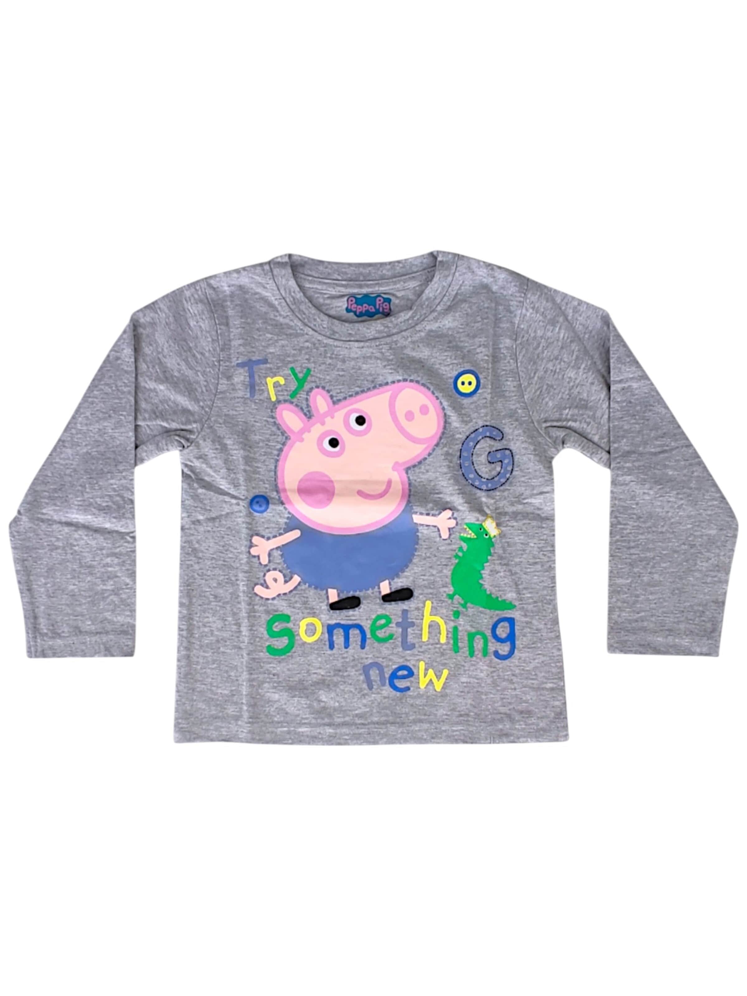 Peppa Pig Shirt 'George'‌‌‌ in Grau: Vorderseite
