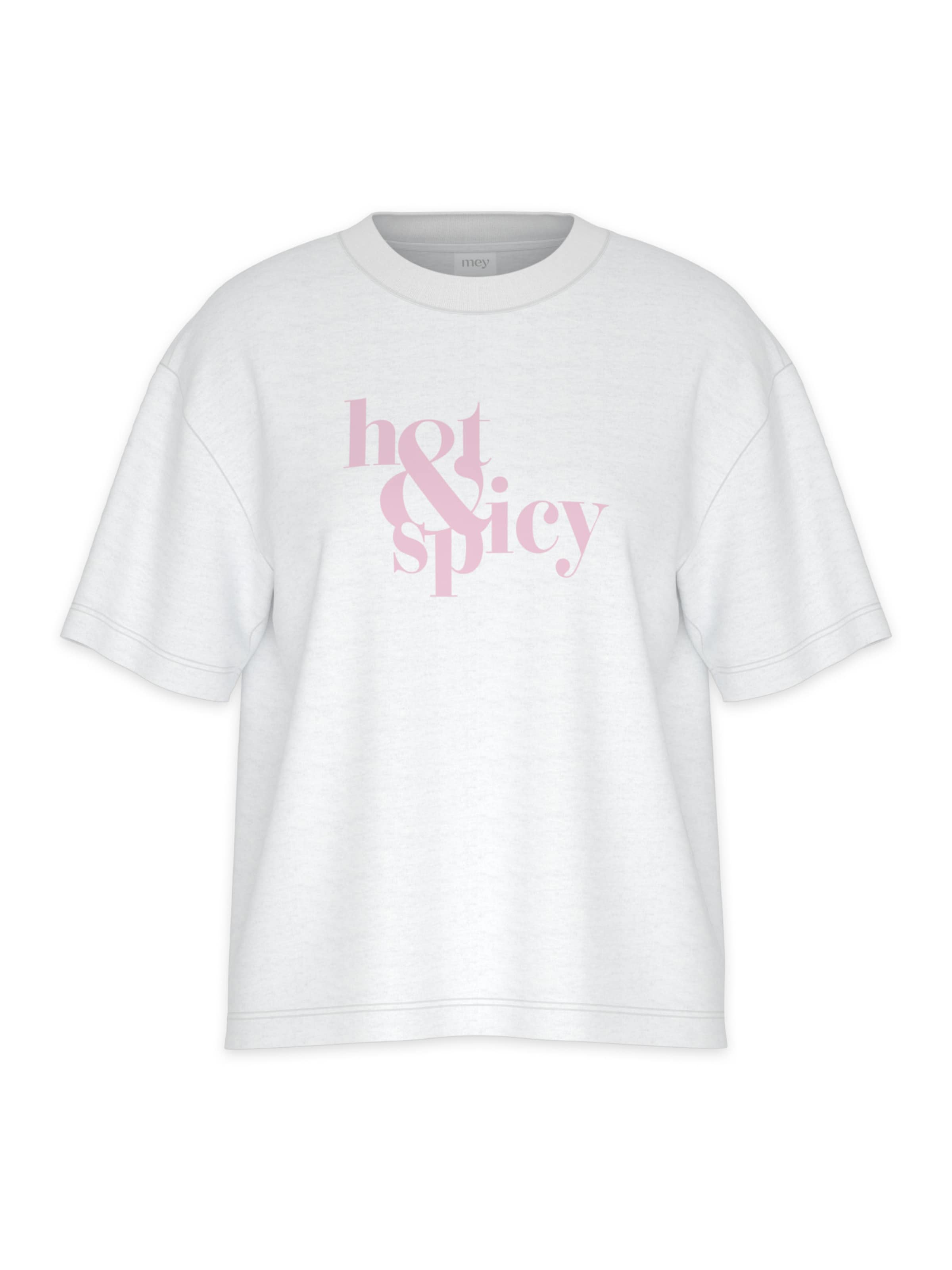 Chemise de nuit 'Solid Love' Mey en blanc : devant