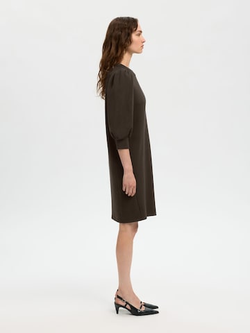 Robe 'SLFTenny' SELECTED en marron