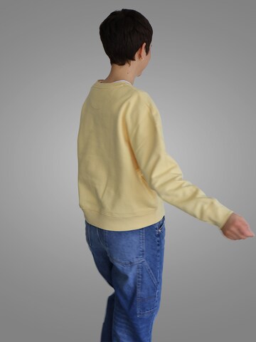Kultgut Pullover 'an ordinary crocodile'‌‌ in Gelb