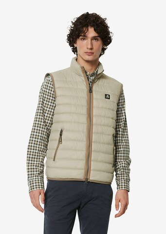 Gilet Marc O'Polo en beige : devant