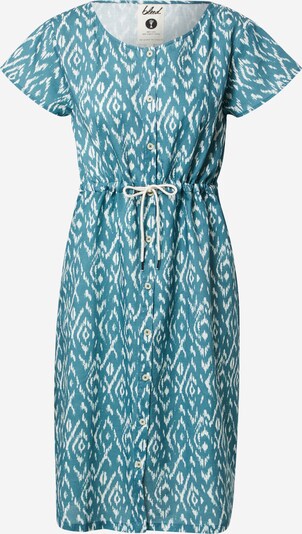 bleed clothing Robe-chemise 'Ikatty' en bleu / blanc, Vue avec produit