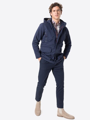 HKT by HACKETT Regular Fit Parka in Blau