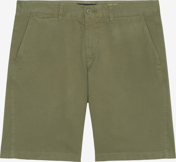 Marc O'Polo Regular Chino 'Reso' in Groen: voorkant
