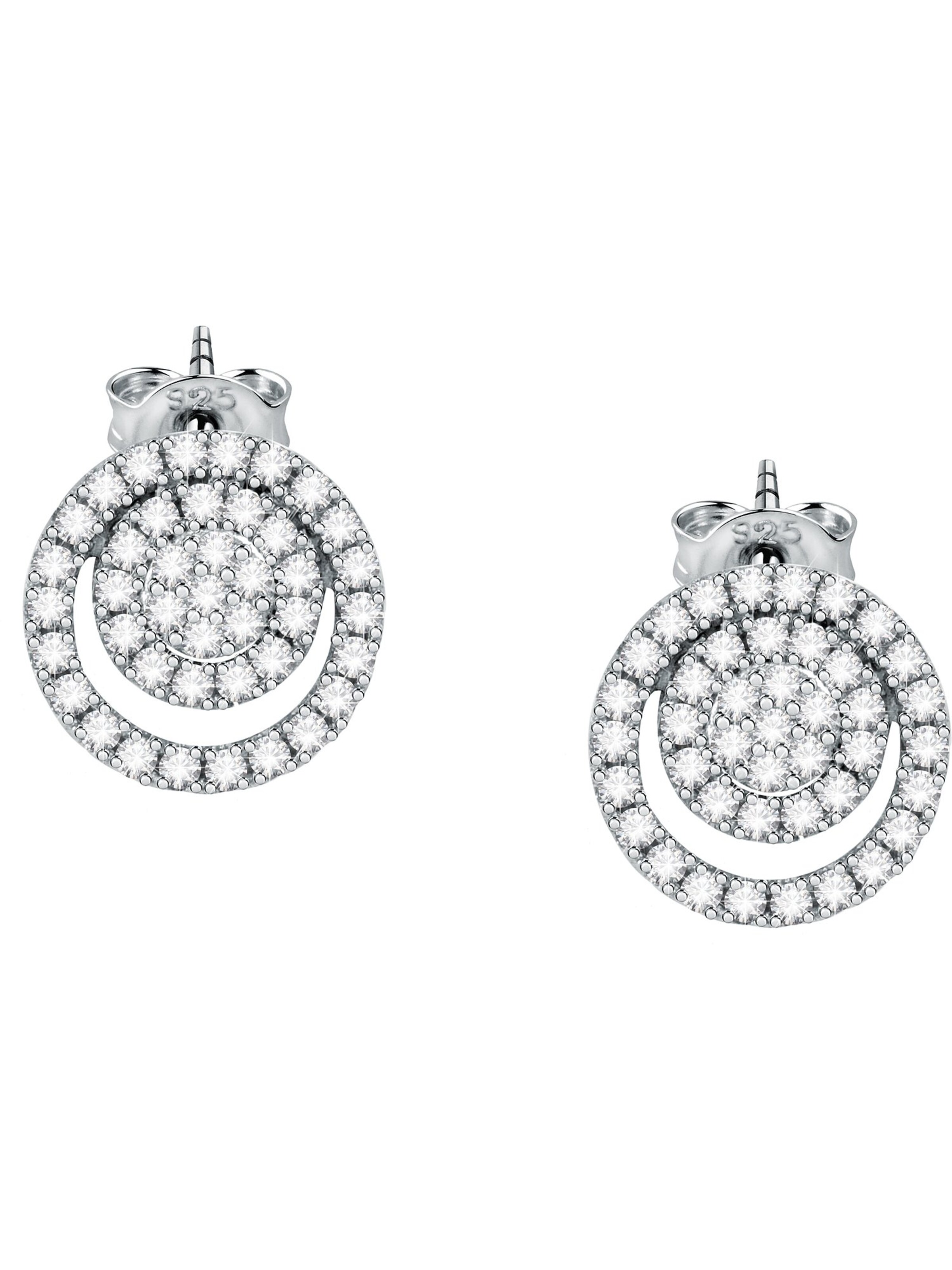 CHRIST Ohrringe in Silber