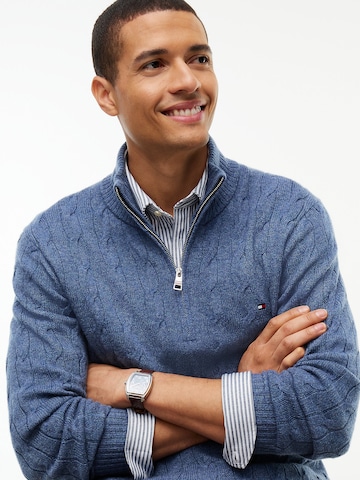 TOMMY HILFIGER Pullover in Blau