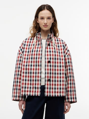 TOMMY HILFIGER Φθινοπωρινό και ανοιξιάτικο μπουφάν 'CHECK' σε κόκκινο: μπροστά