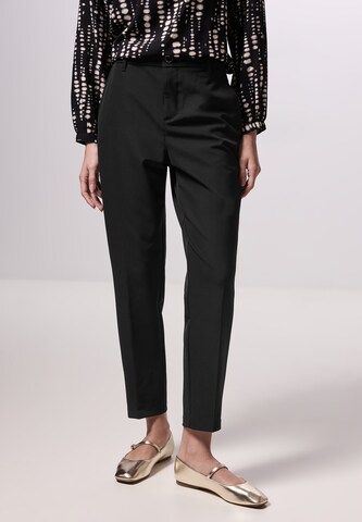 Street One Studio Regular Chino Pants in Black: front