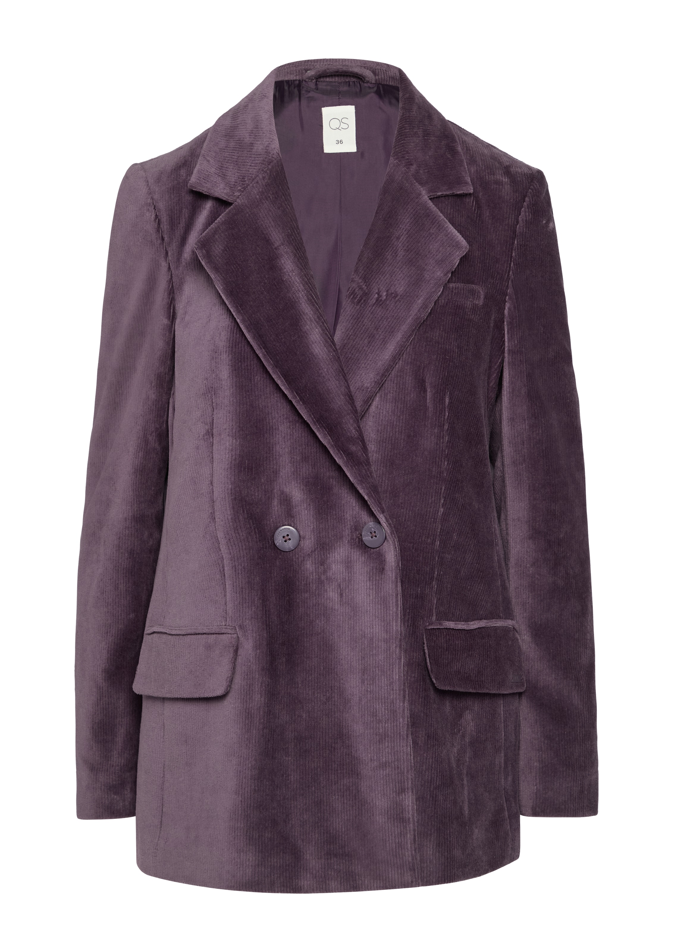 QS Blazers in Lila: voorkant