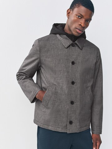 Next Übergangsjacke in Grau: Vorderseite