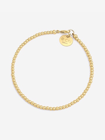 CLASSYANDFABULOUS Jewelry Bracelet 'CLASSYANDFABULOUS Beaded' in Gold: front