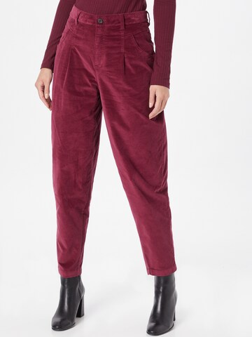 s.Oliver Tapered Pantalon in Rood: voorkant