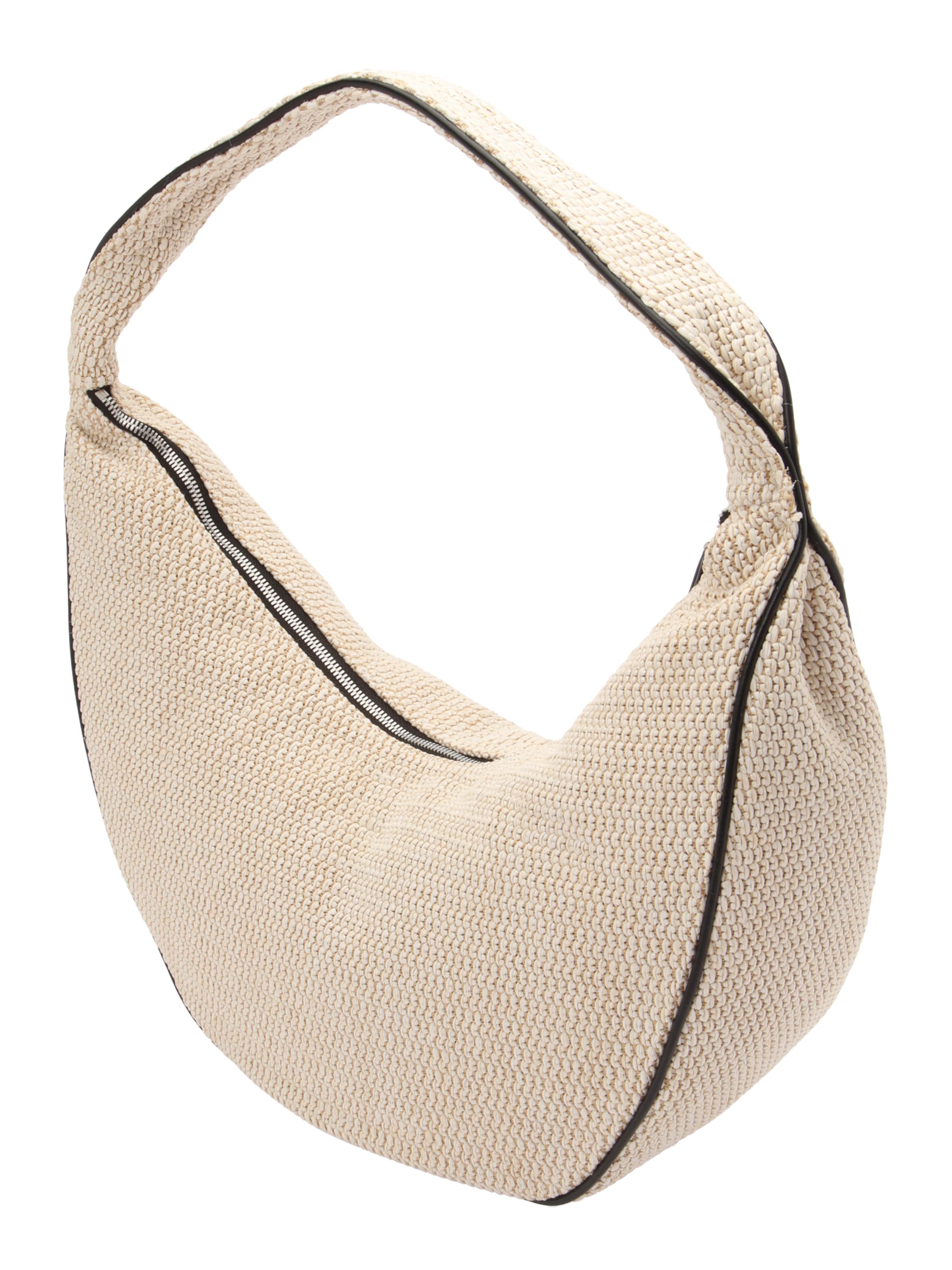 Calvin Klein Skuldertaske i beige: side