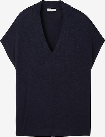 TOM TAILOR Shirt in Blue: front