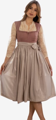 INNA.Trachten Dirndl 'Poudre' in Beige: Vorderseite
