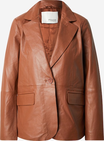 Maze Between-Season Jacket in Brown: front