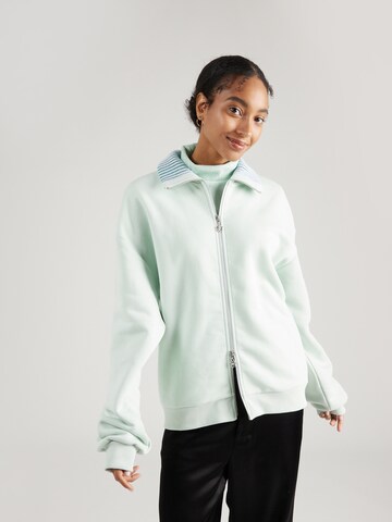 florence by mills exclusive for ABOUT YOU Sweat jacket 'Caro' in Green: front