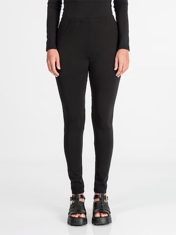 GRIZAS Slim fit Leggings in Black: front