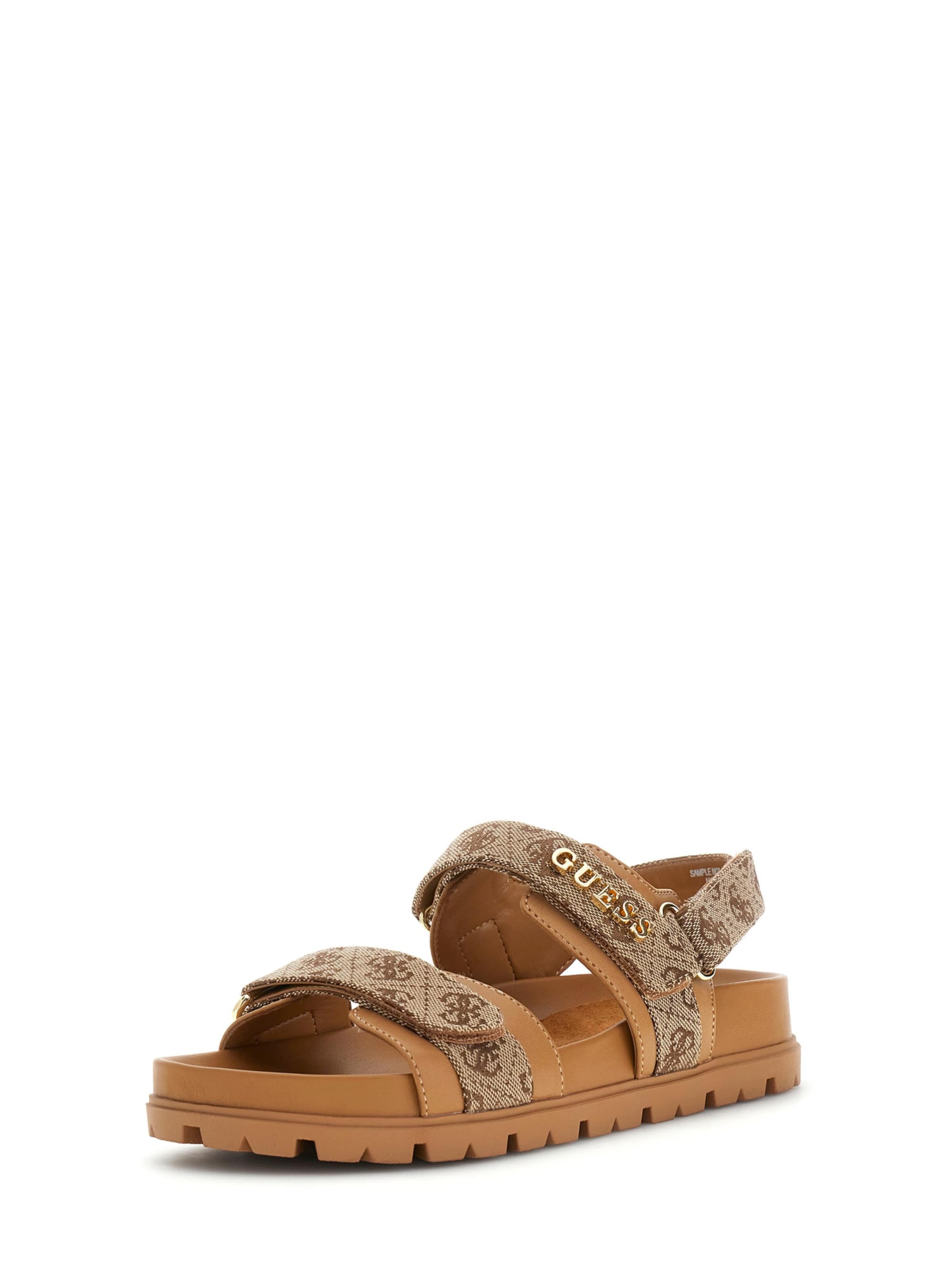 GUESS Sandal 'FLORIZY2' i beige: framsida