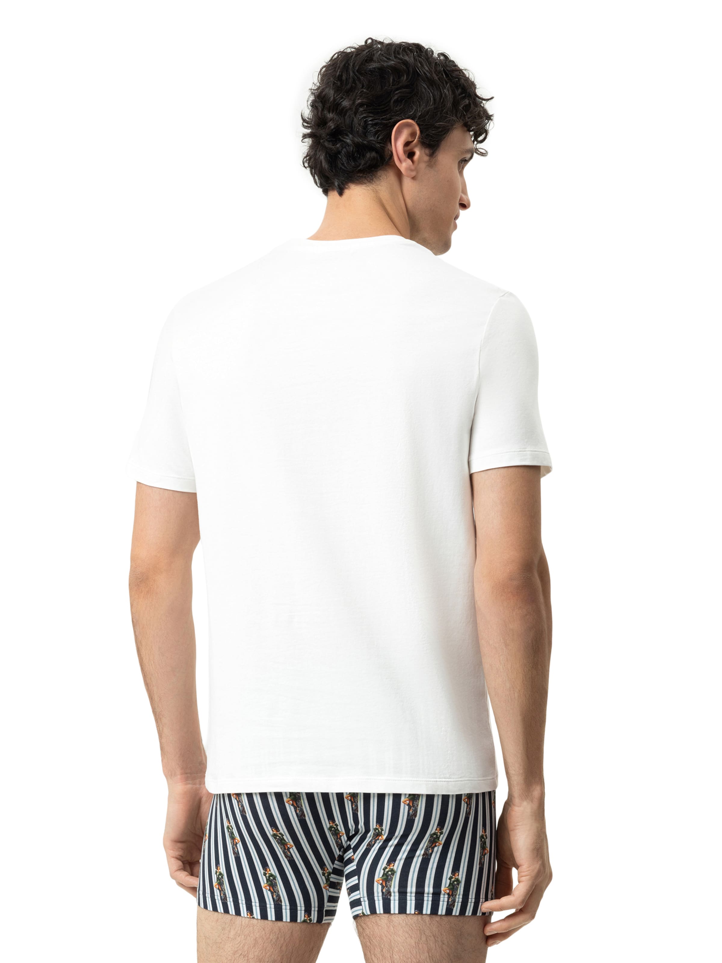 Mey Shirt ' Serie Smoke Show ' in Wit