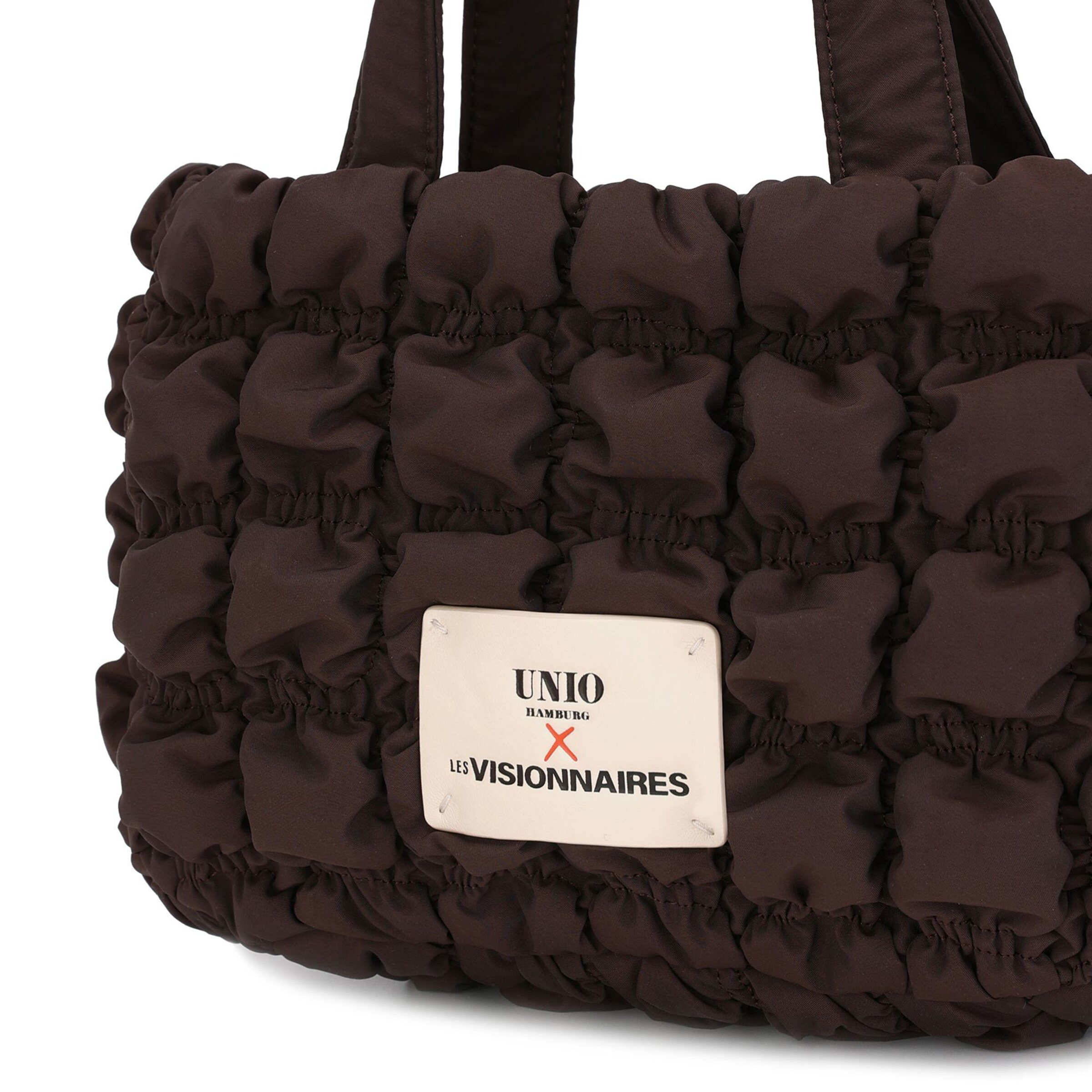 Les Visionnaires Handbag 'Unio Cortina' in Brown