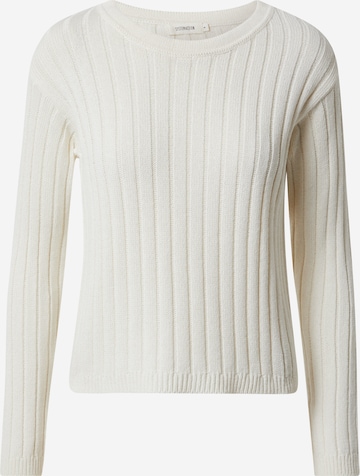 System Action Sweater in White: front
