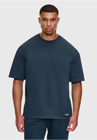 T-Shirt Dropsize en bleu : devant