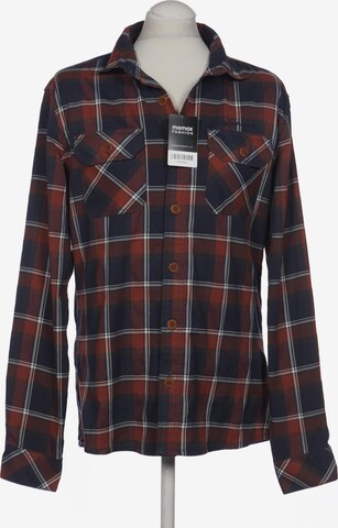 VAUDE Button Up Shirt in M-L in Brown: front