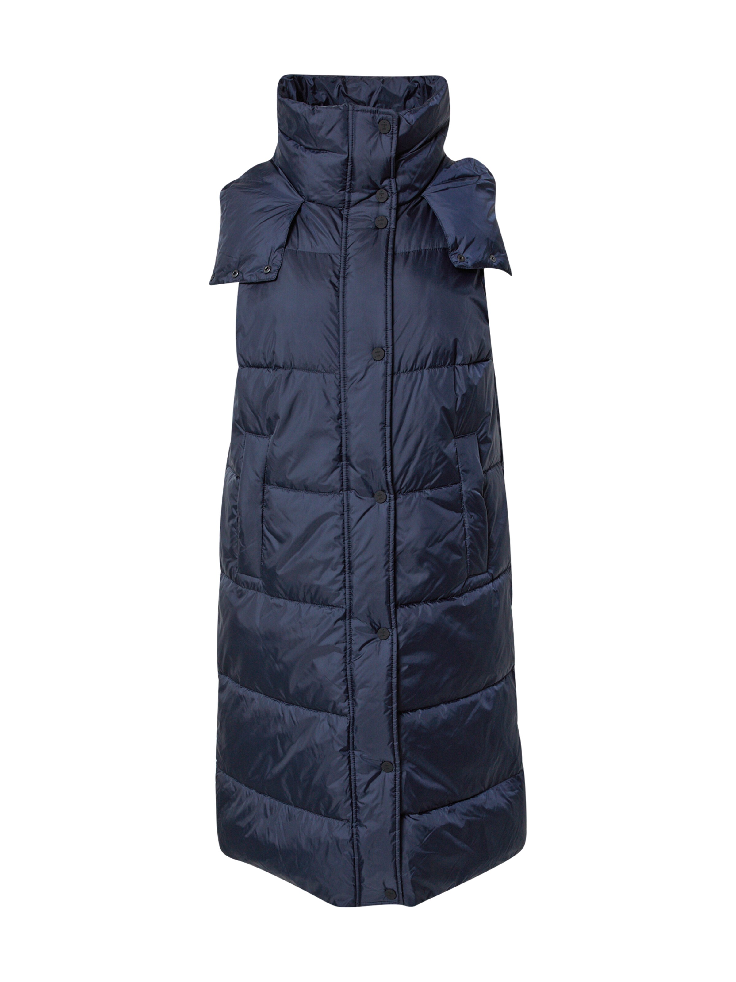 Gilet Amber & June en bleu : devant